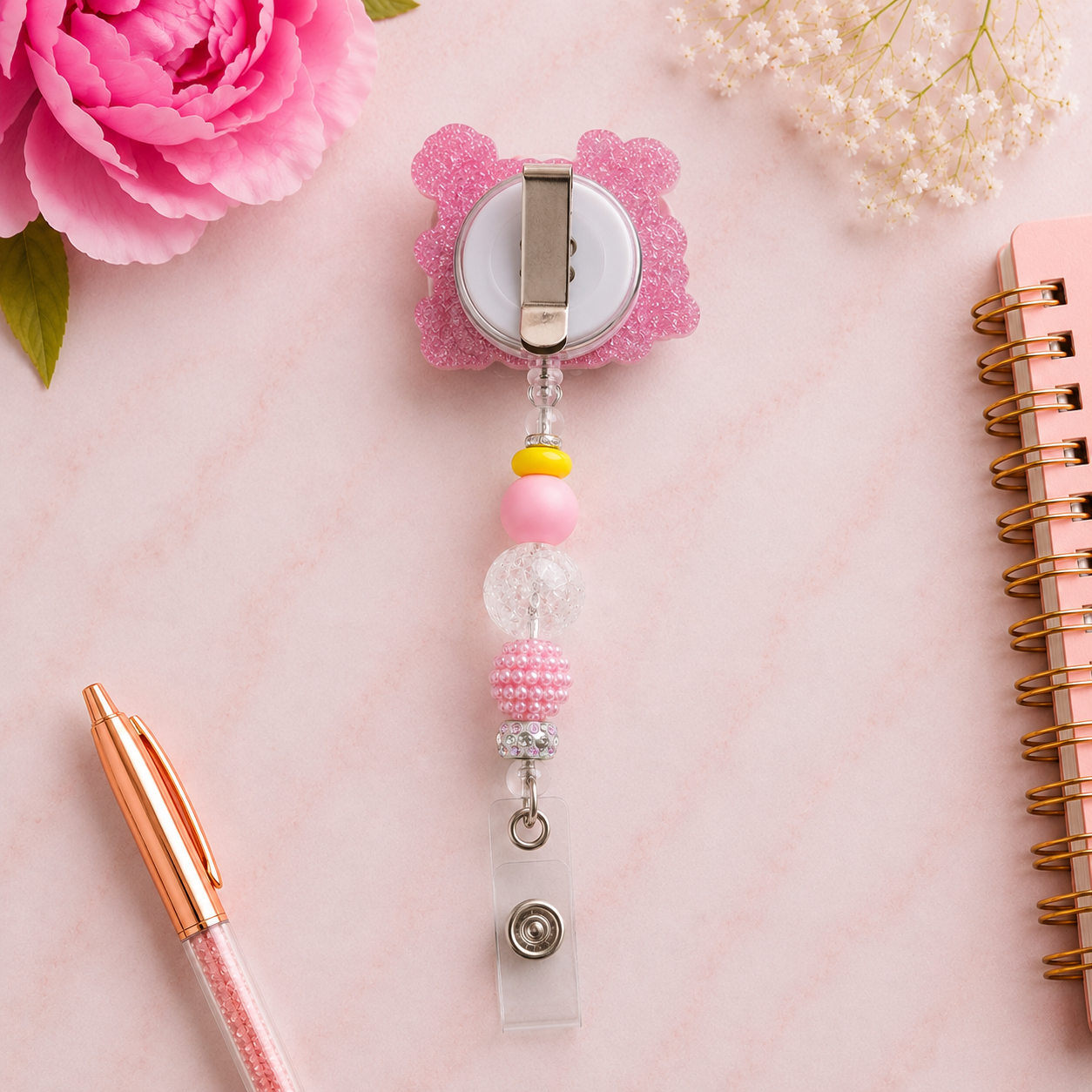Smile It Looks Good On You Badge Reel