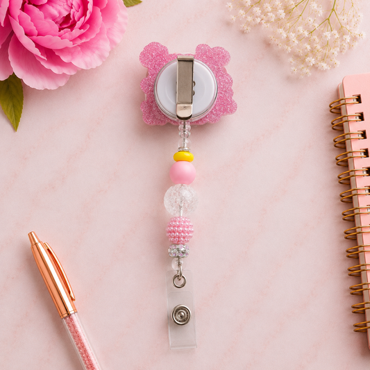 Smile It Looks Good On You Badge Reel