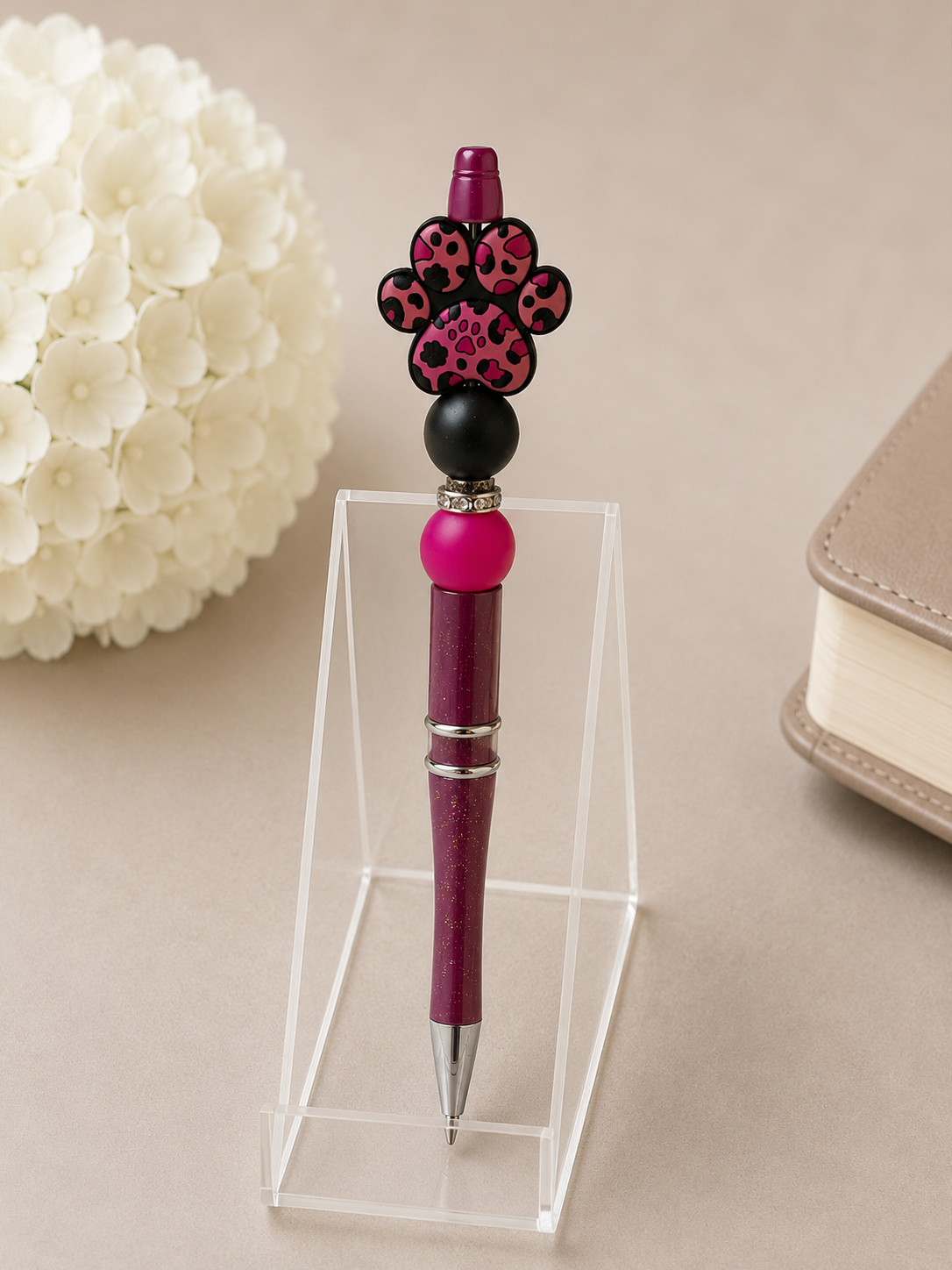 Paws & Pink Sparkles Pen